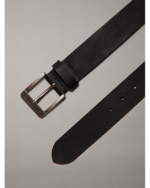 Calvin Klein Black Jeans Leather Belt for men
