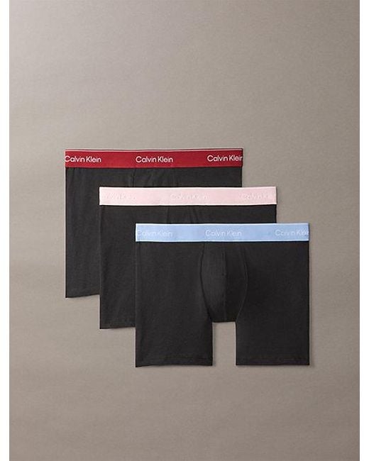 Calvin Klein 3-Pack Boxers in het Multicolor voor heren