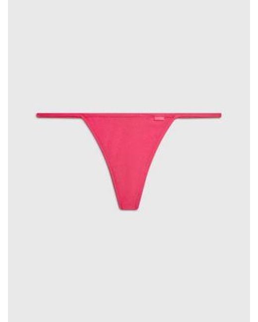 Calvin Klein Pink String Thong - Flex Fit