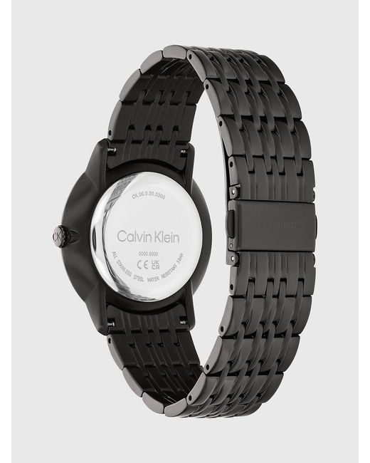 Calvin Klein Black Minimalistic Dial Link Bracelet Watch