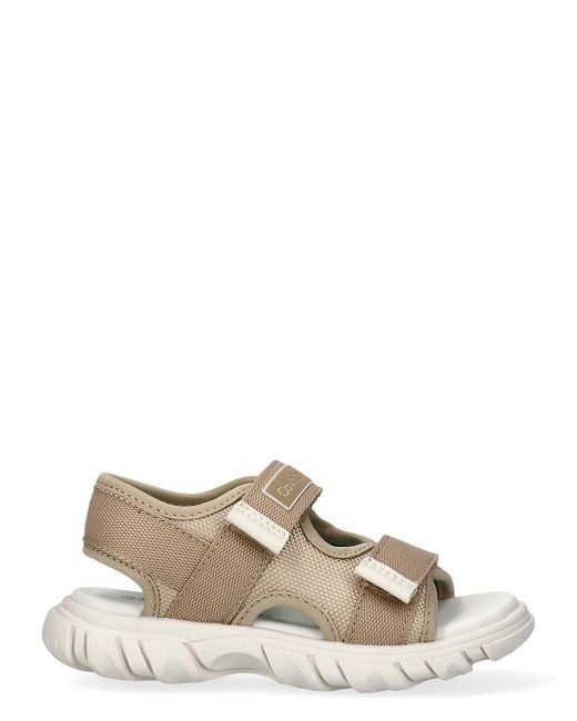 Calvin Klein Natural Toddlers And Kids Velcro Sandals for men