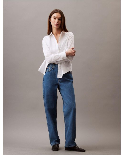 Calvin Klein Blue 90s Loose Fit Jeans