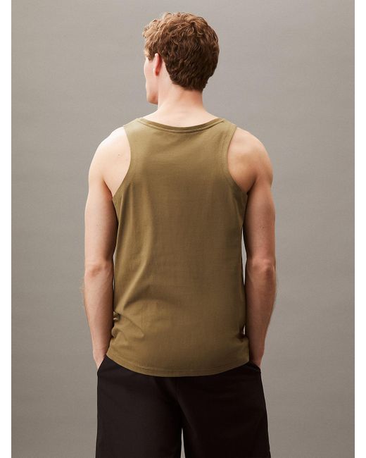 Calvin Klein Green Beach Tank Top for men