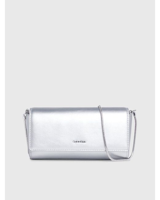 Calvin Klein White Mini Crossbody Bag