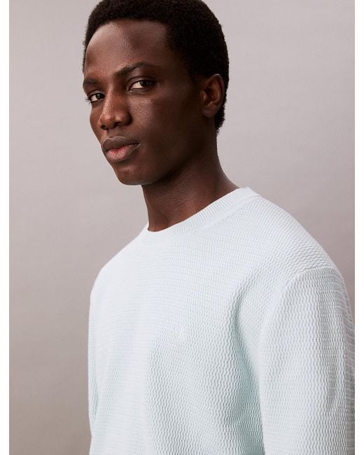 Maglione Girocollo di Calvin Klein in Gray da Uomo