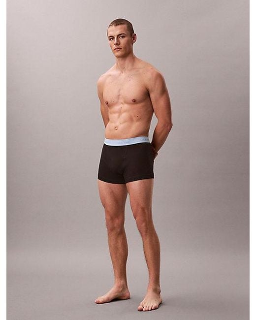 Calvin Klein Multicolor 5 Pack Trunks Cotton Classics for men