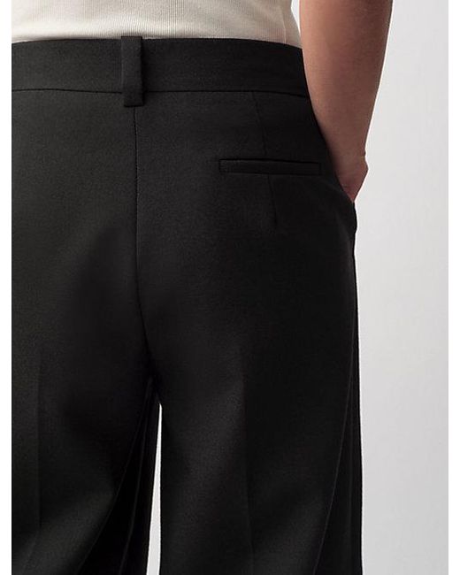 Calvin Klein Black Simone Wide Leg Trousers