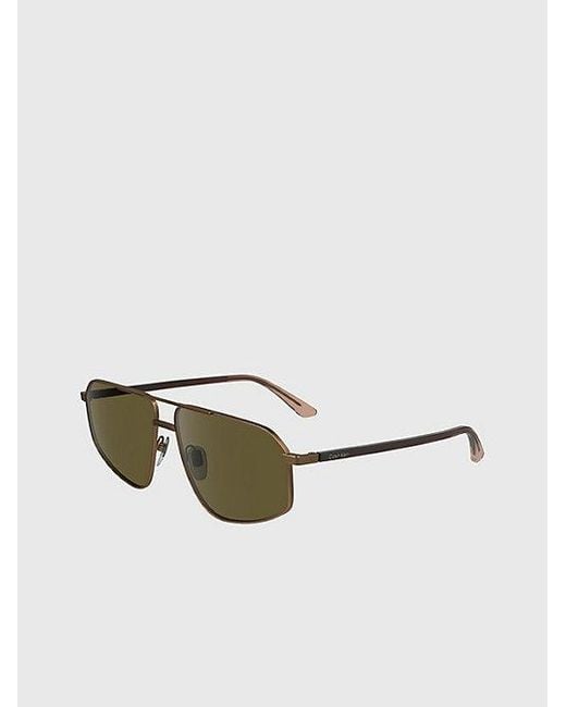 Calvin Klein Green Navigator Sunglasses for men