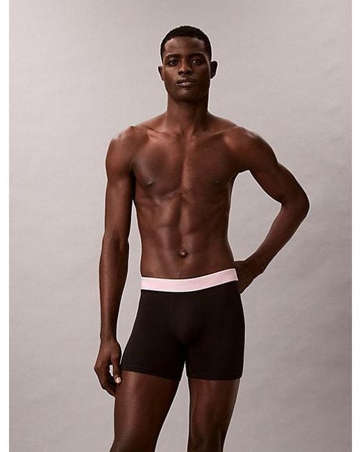 Calvin Klein 3-Pack Boxer Briefs in het Multicolor voor heren