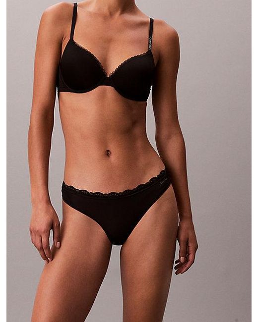 Calvin Klein String in het Black
