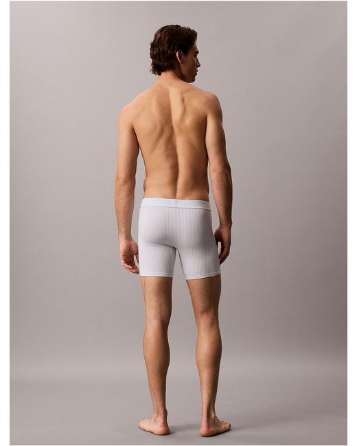 Calvin Klein Multicolor Cotton Stretch Script Patch Boxer Brief for men