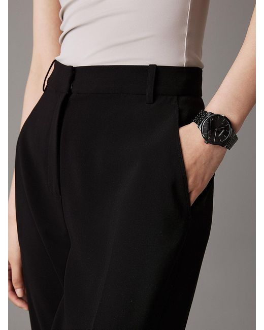 Calvin Klein Black Minimalistic Dial Link Bracelet Watch