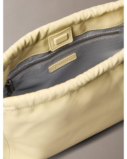 Calvin Klein Natural Crossbody Bucket Bag