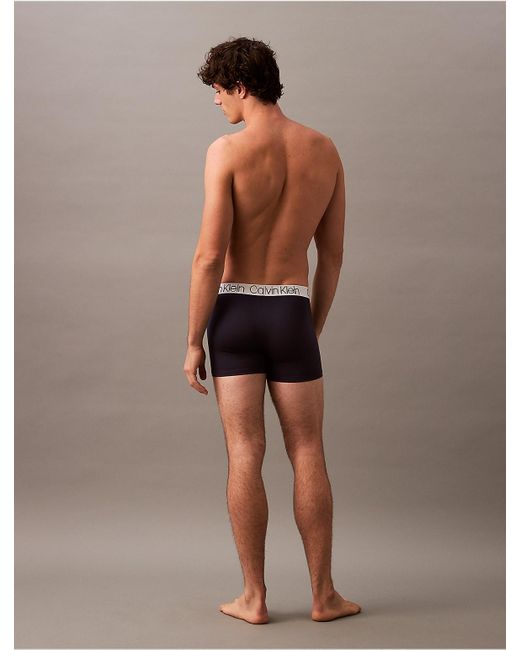 Calvin Klein Blue Chromatic 4-Pack Trunk for men