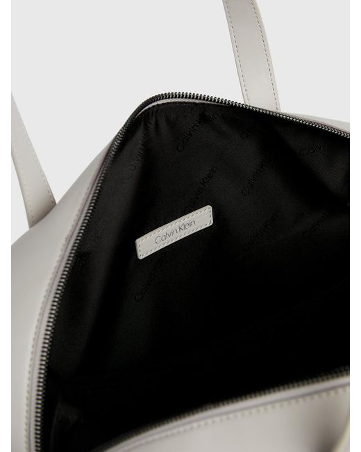 Calvin Klein White Weekend Bag for men