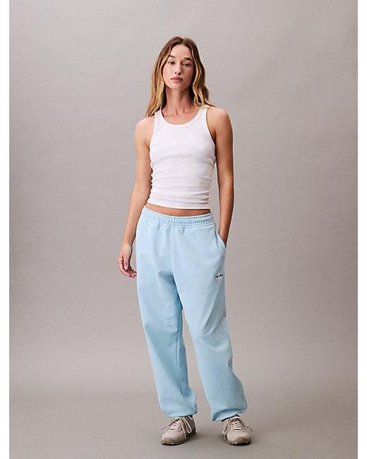 Calvin Klein Joggingbroek Met Monogram Logo in het Multicolor