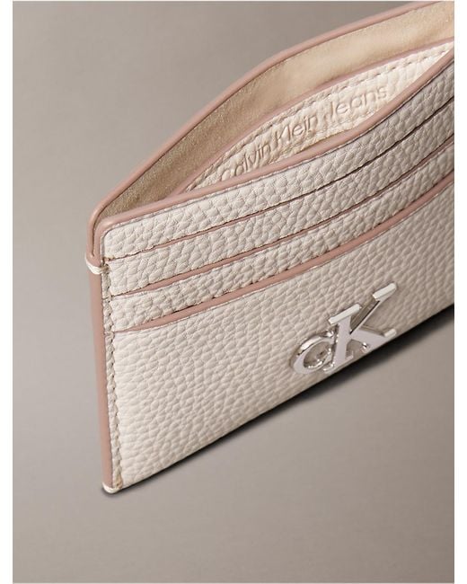 Calvin Klein Brown Archive Hardware Card Case