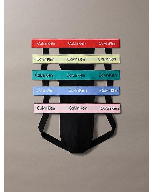 Pack de 5 suspensorios - Icon Pride Calvin Klein de hombre de color Multicolor