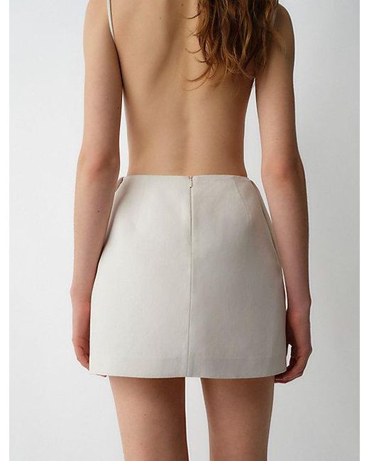 Calvin Klein White Henrietta Dress