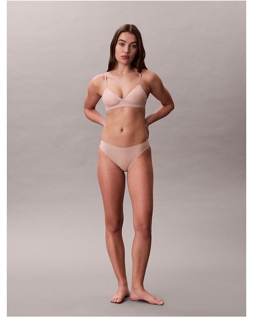 Calvin Klein Brown Perfectly Fit Ultralight Lightly Lined Wirefree Bra