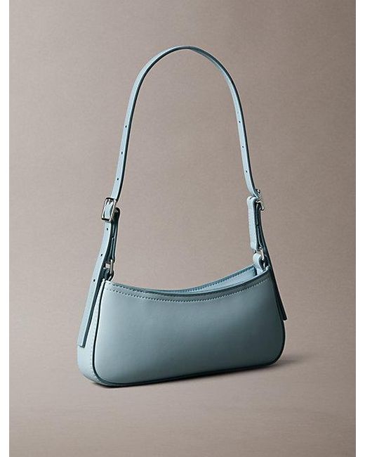 Calvin Klein Schoudertas Met Monogramlogo-Hardware in het Blue