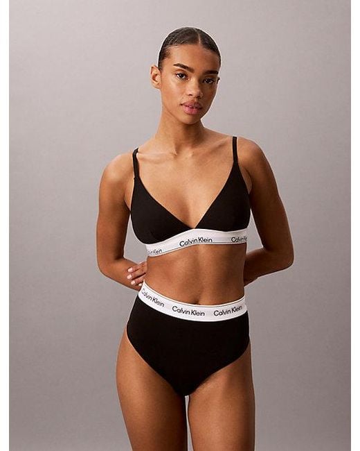 Calvin Klein Black Shapewear High Waisted Thong Icon