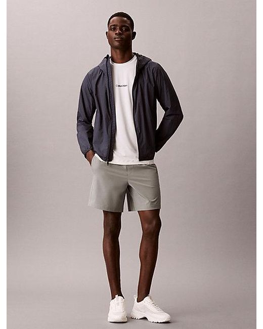 Calvin Klein Multicolor Sport Water Repellent Performance Gym Shorts for men