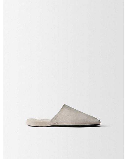 Calvin Klein White Hugh Slipper