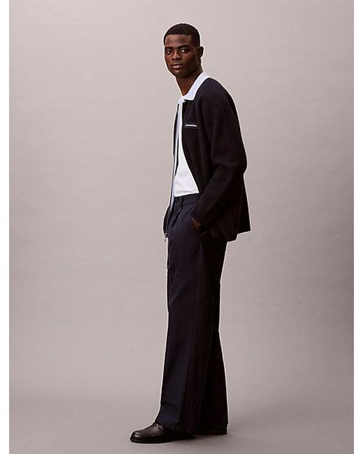 Calvin Klein Blue Jeans 90S Straight Chino Trousers for men