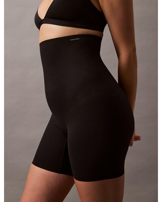 Calvin Klein Brown High Waisted Shapewear Shorts