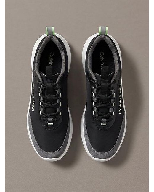 Calvin Klein Brown Ck Curve Lightweight Runner Trainers for men