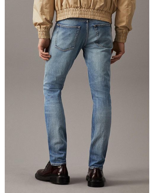 Calvin Klein Blue Slim Jeans for men