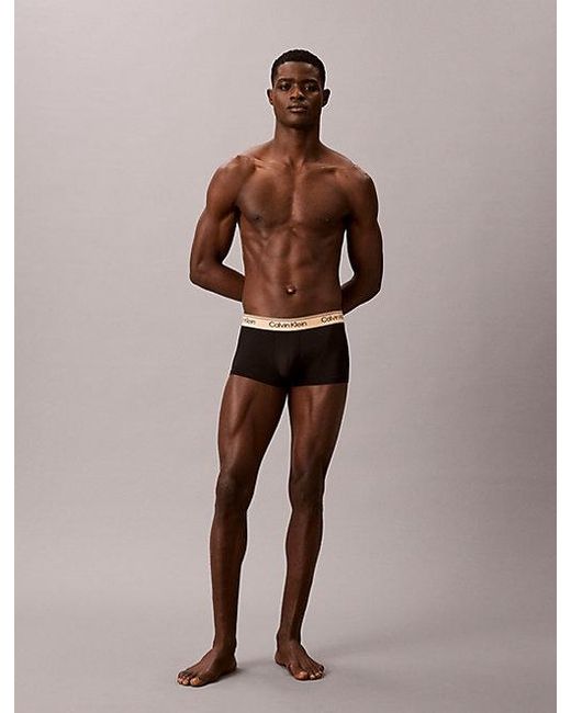 Calvin Klein Multicolor 3 Pack Low Rise Trunks for men