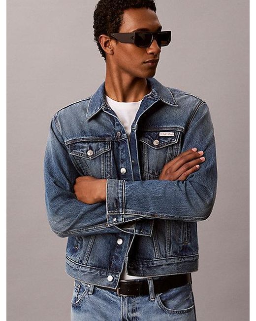 Calvin Klein Green Jeans Modified Rectangle Sunglasses for men