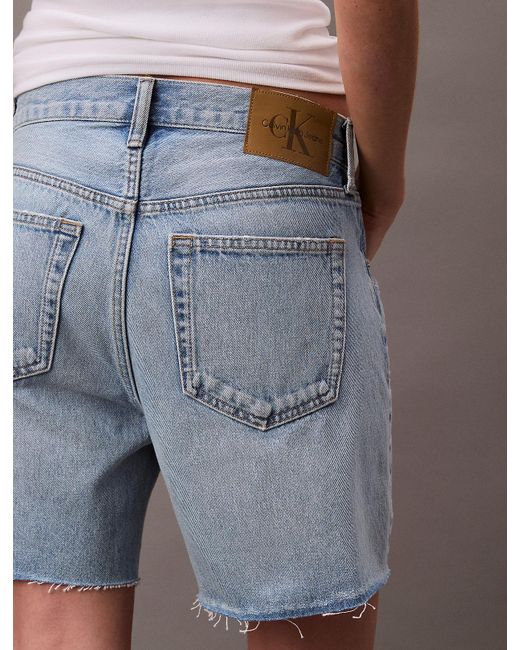 Calvin Klein Gray 90's Denim Shorts