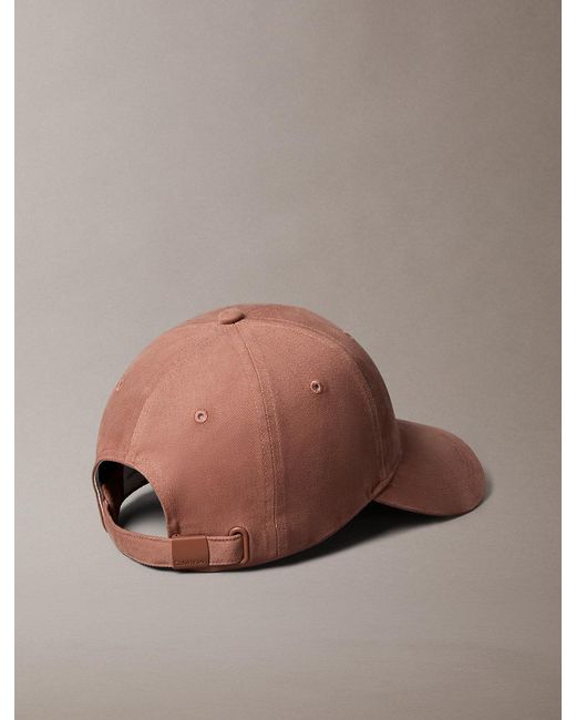 Calvin Klein Pink Emblem Monogram Logo Baseball Cap
