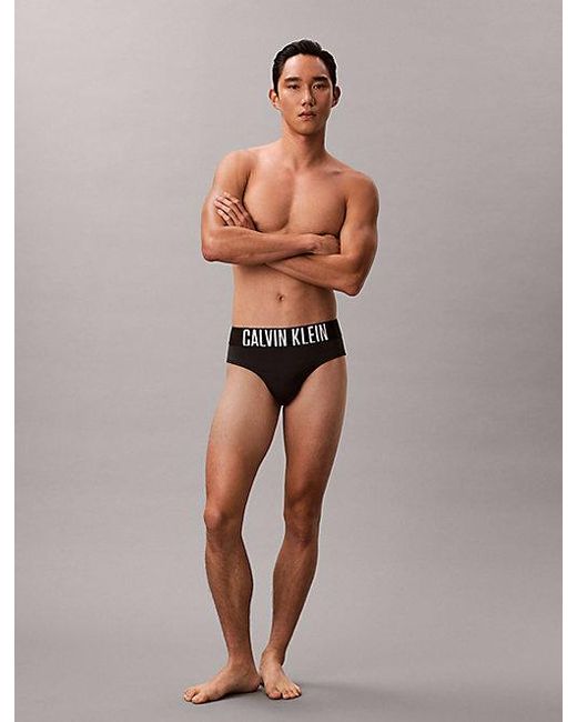 Calvin Klein Black Swim Briefs Intense Power for men