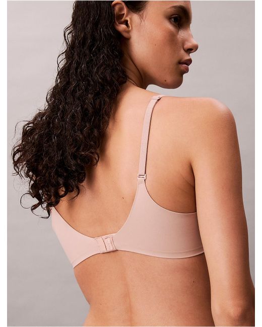 Calvin Klein Multicolor Perfectly Fit Lace Push Up Plunge Bra