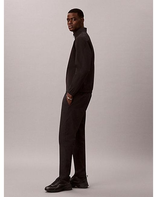 Calvin Klein Black Sport Quick Dry Travel Gym Trousers for men