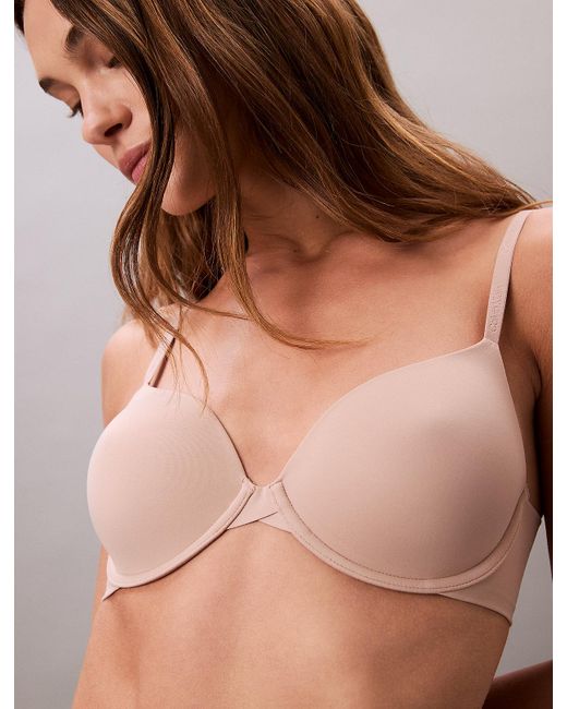 Calvin Klein Brown Lightly Lined Full Coverage Bra