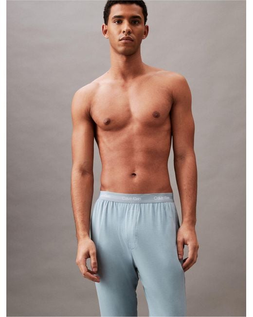 Calvin Klein Ultra-soft Modern Lounge Sleep Joggers in Gray for Men