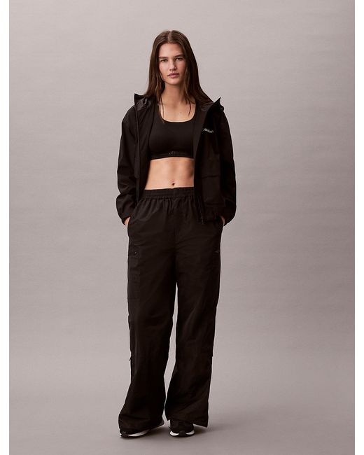 Calvin Klein Black Invisible High Impact Performance Sports Bra