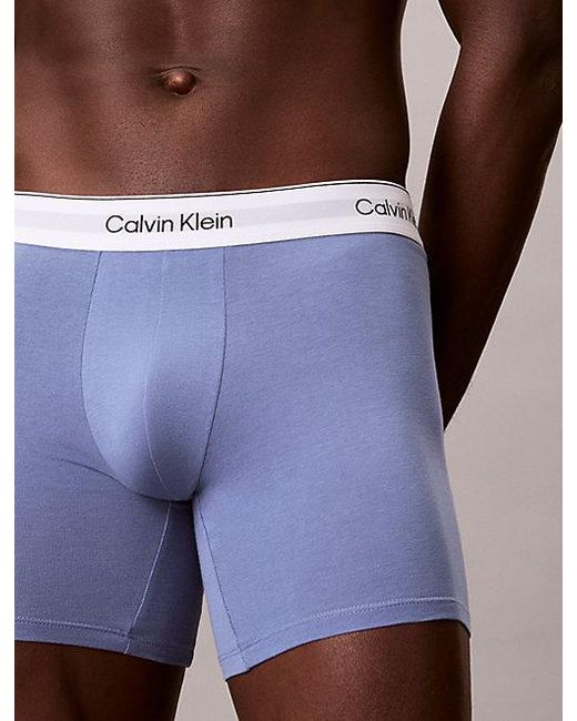 Calvin Klein White 3 Pack Boxer Briefs for men