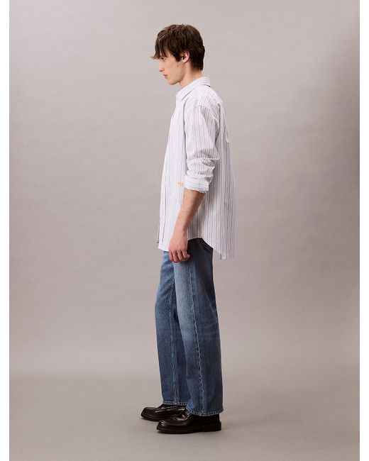 Calvin Klein Blue 90's Straight Jeans for men