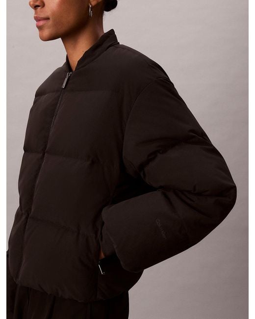 Calvin Klein Black Short Down Puffer Jacket