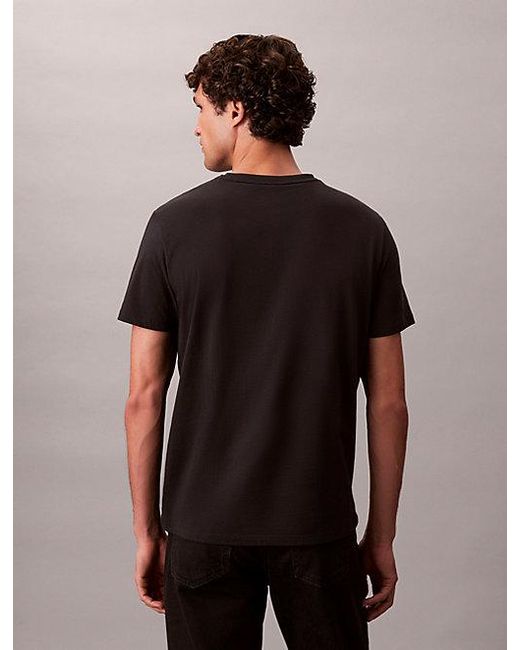 Calvin Klein Black Jeans Cotton Badge T-Shirt for men