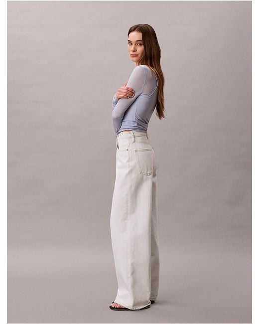 Calvin Klein Multicolor Calvin Klein Wide Leg Jeans