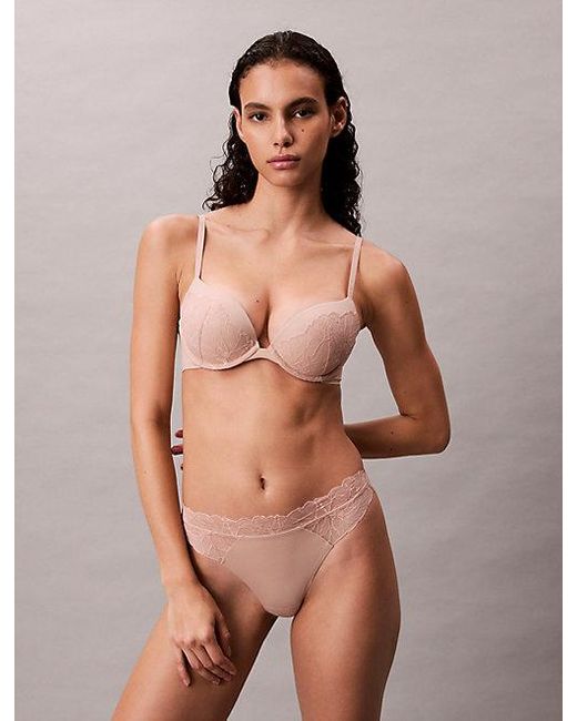 Calvin Klein Multicolor Push Up Plunge Bra Perfectly Fit Lace