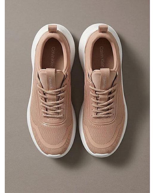 Calvin Klein Multicolor Ck Curve Lightweight Runner Trainers