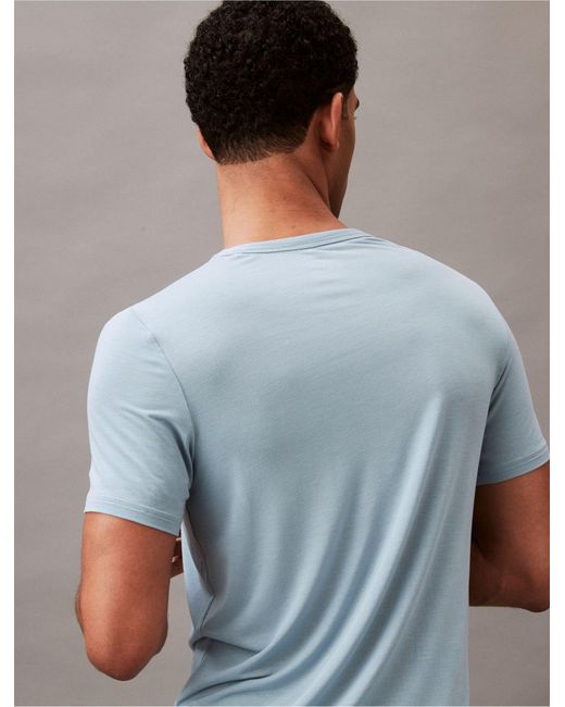 Calvin Klein Mens Ultra Soft Modal Crew Neck T-Shirts